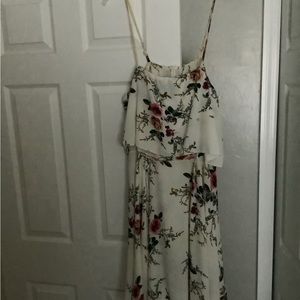COPY - 2xl white floral dress